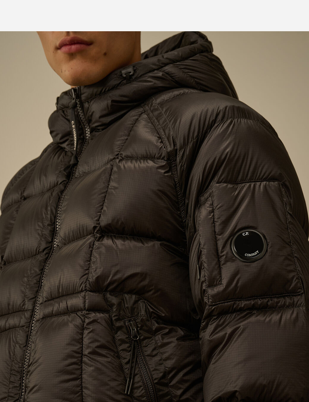 C.P. Company Shell Down Puffer Jacket "Black" (RFCMOW702A110416A999)