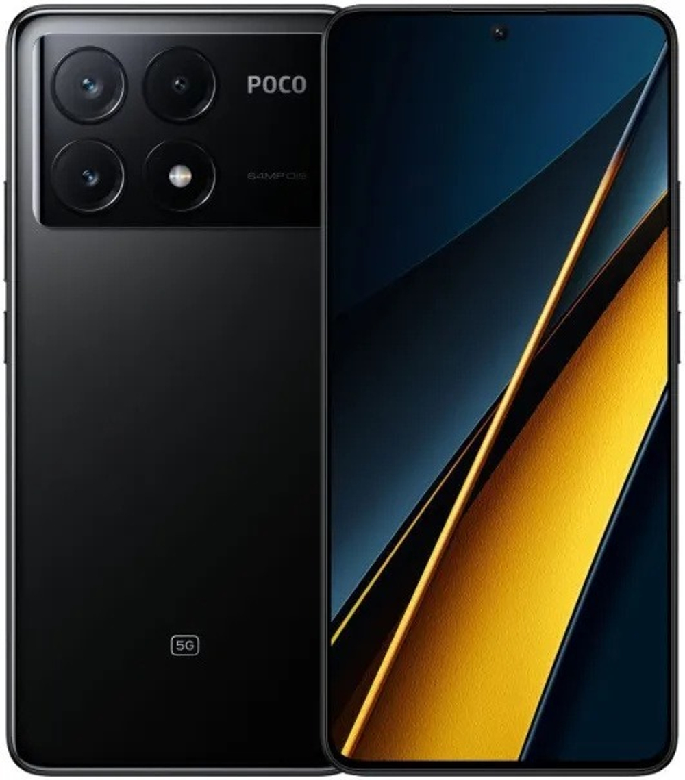 Смартфон POCO X6 Pro 5G 12/512GB Black