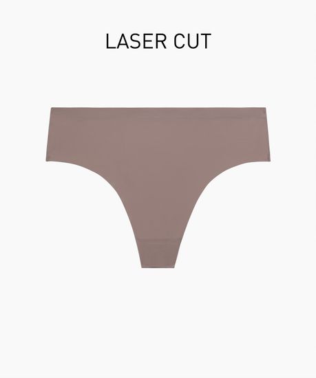 Женские трусы бесшовные бразильана (1шт) Atlantic LS-002, нейлон/эластан, розовый