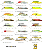 Воблер Pontoon 21 Moby Dick 120F-DR №A17 120мм 31.8г  4-4.5м