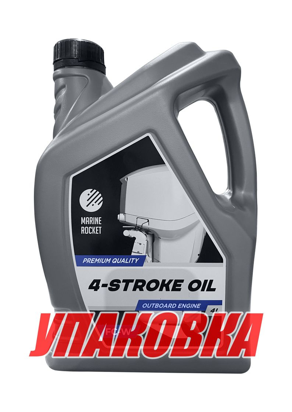 Масло 4-тактное минеральное 10W40 Marine Rocket 4 л (упаковка 6 шт.)