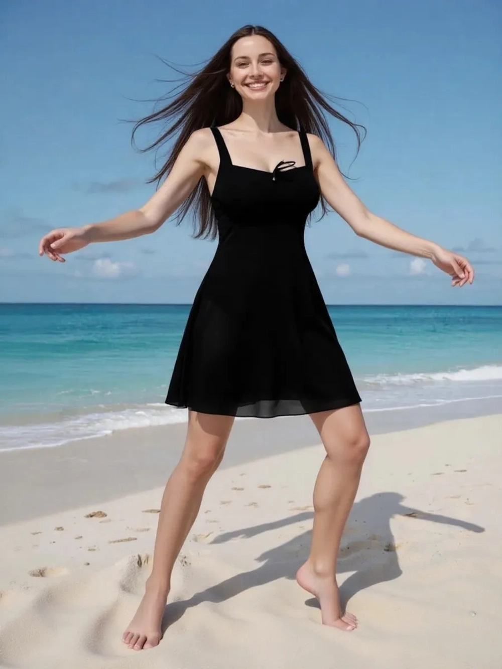 Купальник-платье слитный однотонный большой размер