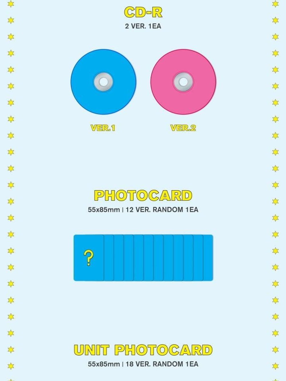 Альбом WJSN CHOCOME - SUPER YUPPERS! 2nd Single Album RANDOM Version