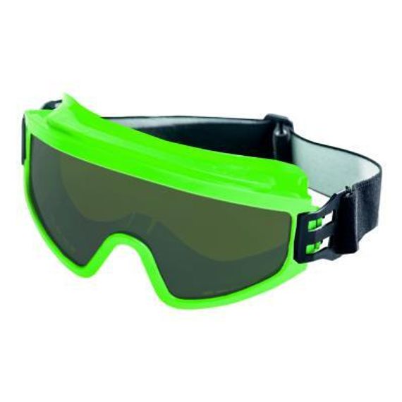 Очки Росомз ЗН11 PANORAMA Strong Glass (6 РС) закрытые, с непрямой вентиляцией, тёмно-синий корпус, арт. 21135