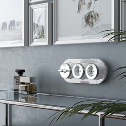 Выключатель одноклавишный с корпусом Werkel Vintage (белый матовый/хром) W5812050