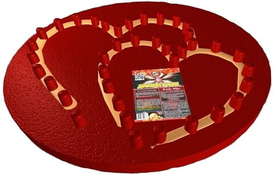 05001 Фонтан "Двойное горящее Сердце"