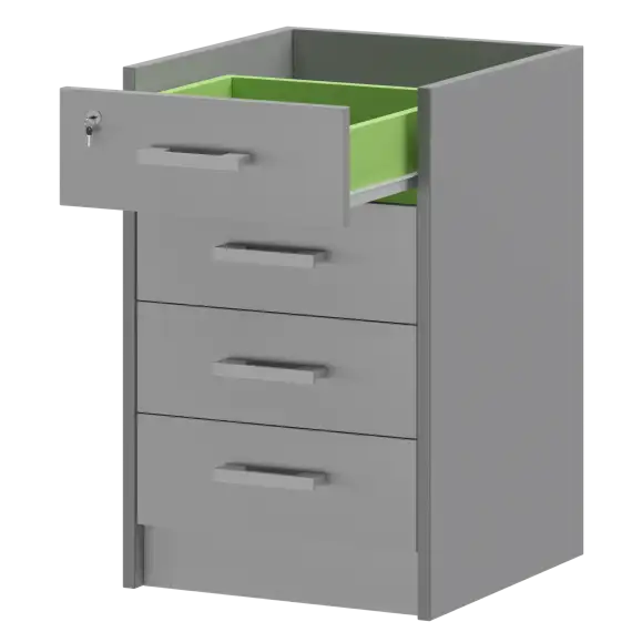 Корпус тумбы приставной АТ-05 Серый 440x450x740 Арго