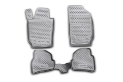 Коврики в салон для VW Polo (V, Vp) 2009-2020, 4 шт.хэтчбек (полиуретан) NLC.51.28.210KH