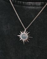 Подвеска Polar с аквамарином