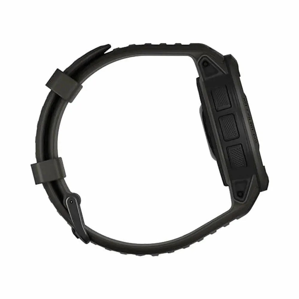 Умные часы Garmin Instinct 2 Solar, графитовый (Graphite)