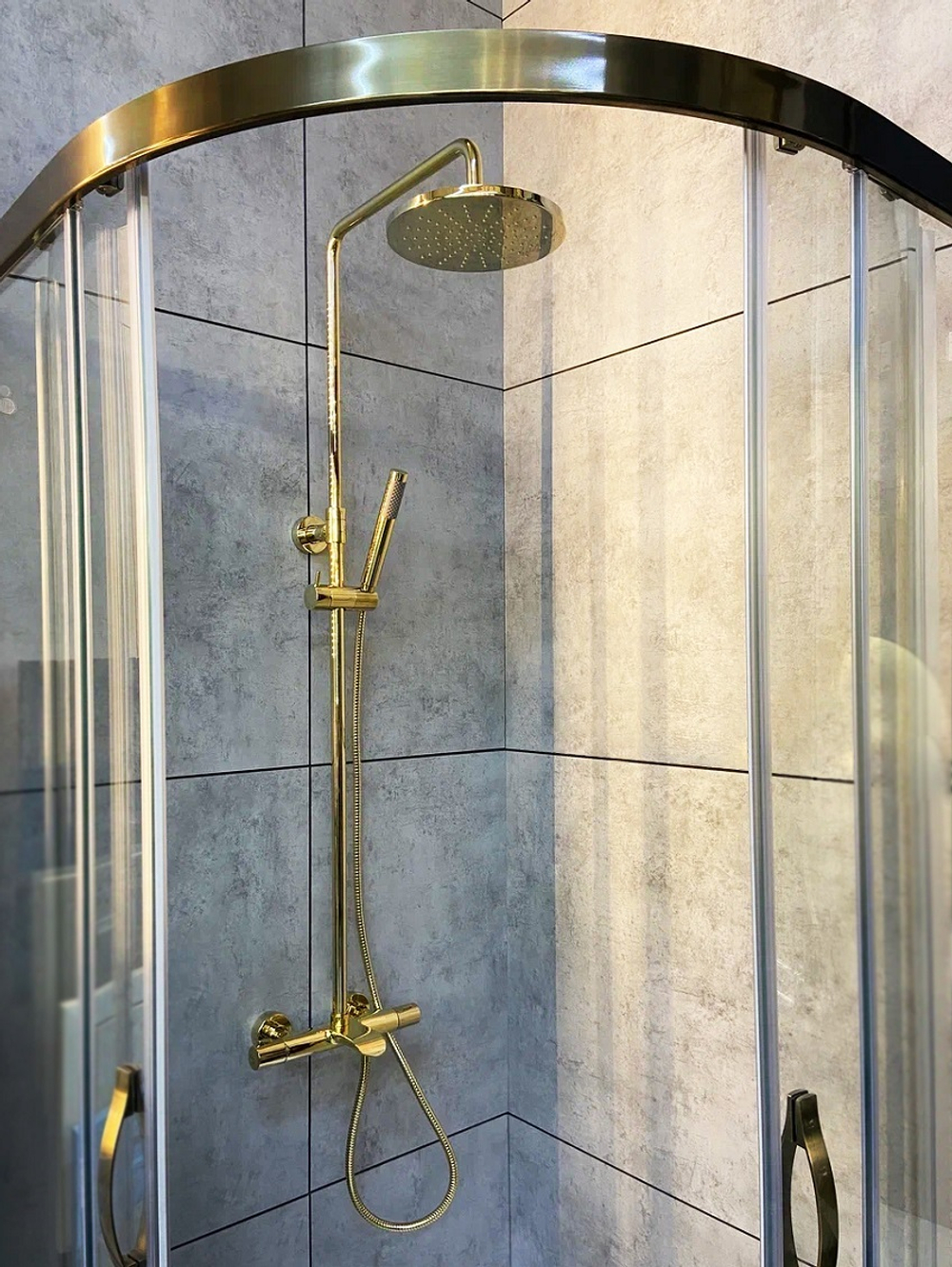 Душевая система с термостатом AltroBagno Costanza 030419 Or