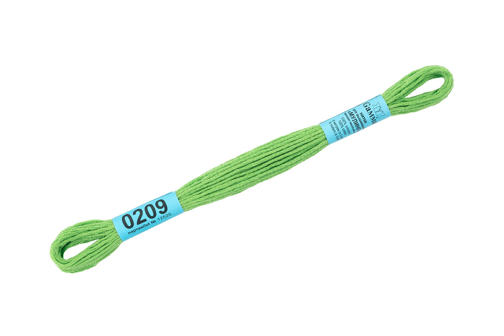 Мулине "Gamma" ,100% хлопок, 8 м, №0209