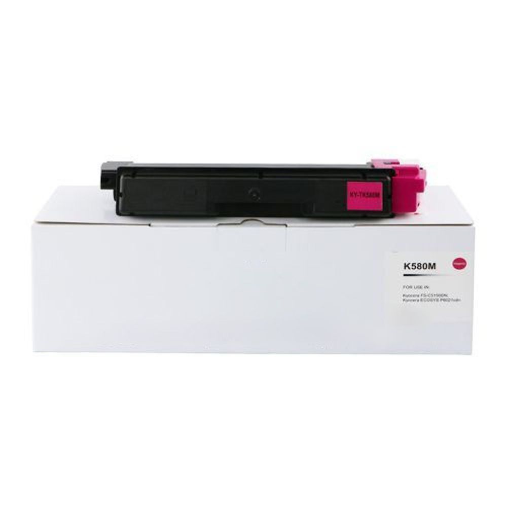 Картридж WBox, аналог Kyocera TK-580M для P6021/FS-C5150 2.8K Пурпурный Совместимый