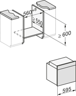 Встраиваемая пароварка Miele DGC 7450 OBSW