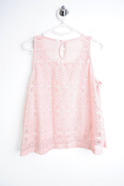 Топ ажурный, маркировка L, визуально на 48 размер