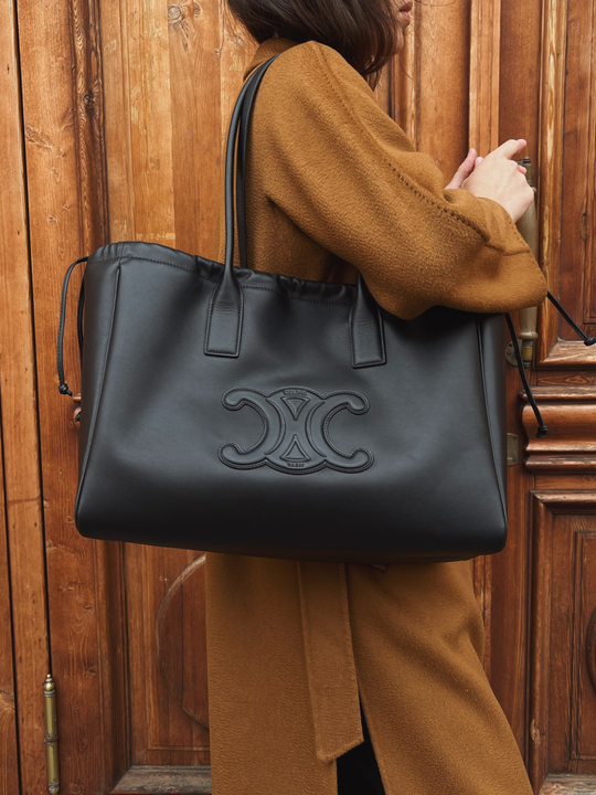 Celine Cabas Drawstring Cuir Triomphe 