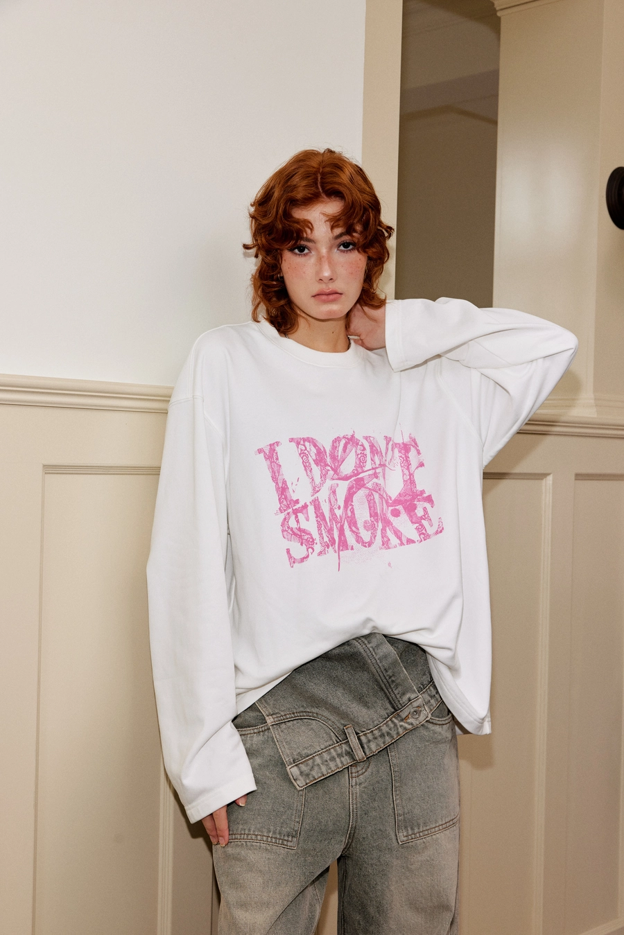 Свитшот DONSMOKE "Ghosted Logo" Sweatshirt