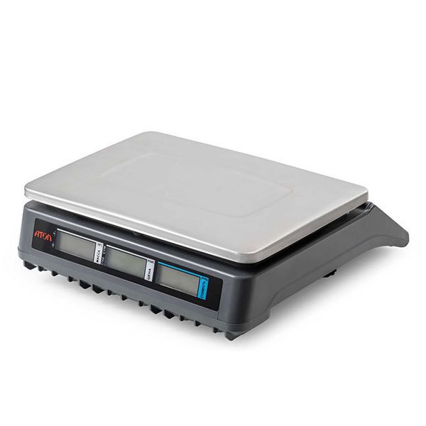 Весы торговые настольные АТОЛ МАРТА 30, RS232, USB, 30кг, 5гр, 320х230, с поверкой, без стойки