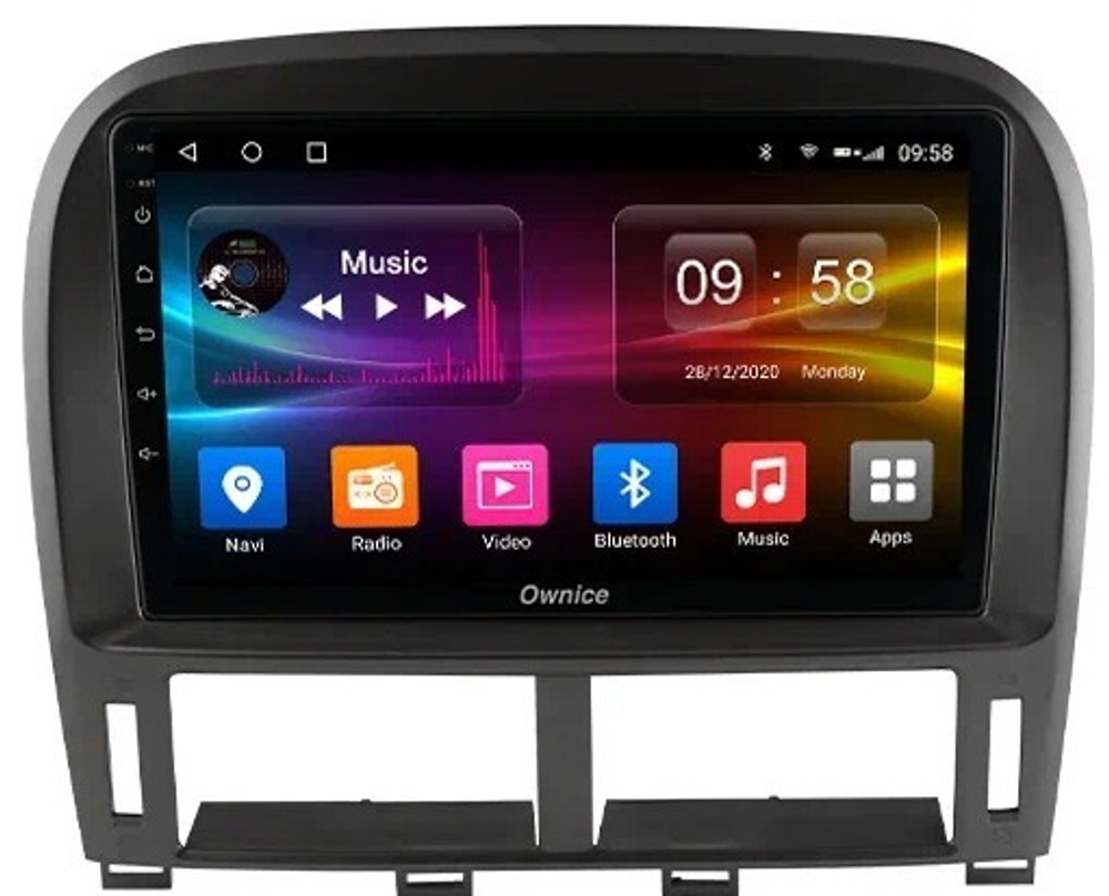 Магнитола для Lexus LS430, Toyota Celsior XF30 2000-2006 (ШГУ цветной) - Carmedia OL-9563-2 IPS, Android 10, 8 ядер (TS18), 4G SIM-слот