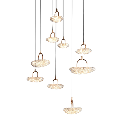 Подвесной светильник MT9125-9H french gold