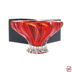 Конфетница Aurum Crystal Plantica 15 см Red