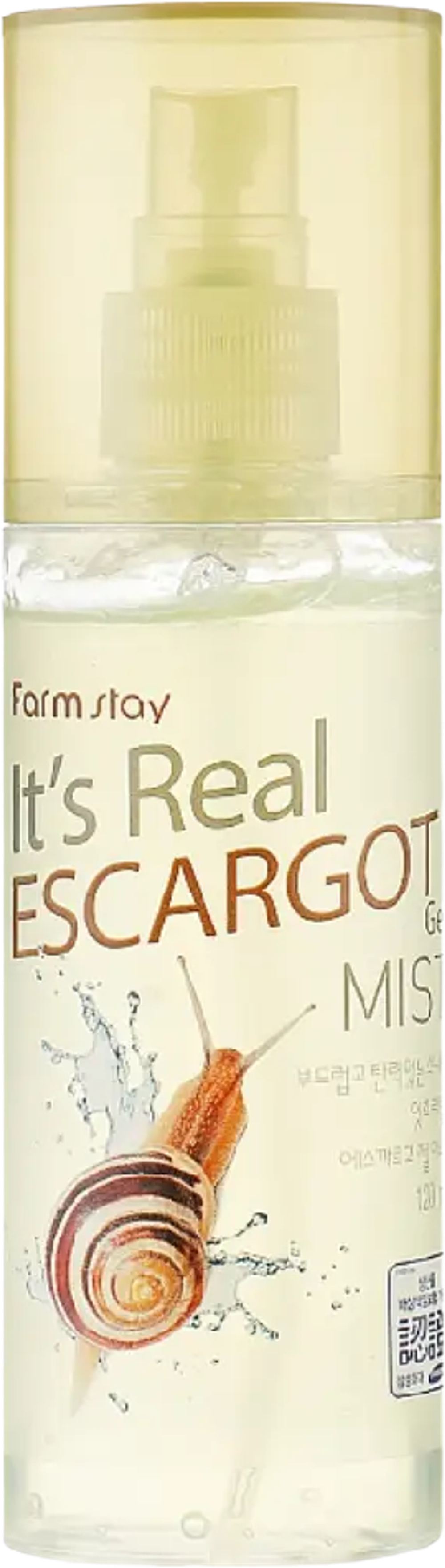 Farmstay Гель - спрей для лица с экстрактом улитки It's Real Gel Mist Escargot 120 мл