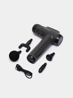 Массажер для тела перкуссионный KONKA 8810 электрический, вибрационный, 8 насадок