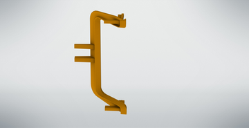 Уголок наружный для C профиля  №17 (золото)