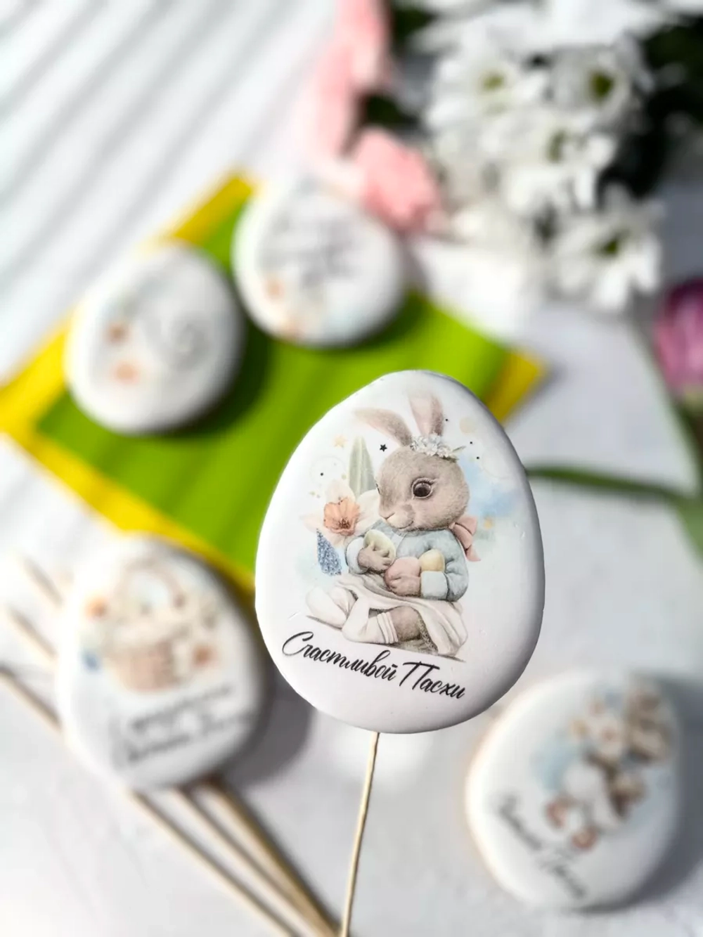 Пасхальные имбирные пряники для кулича