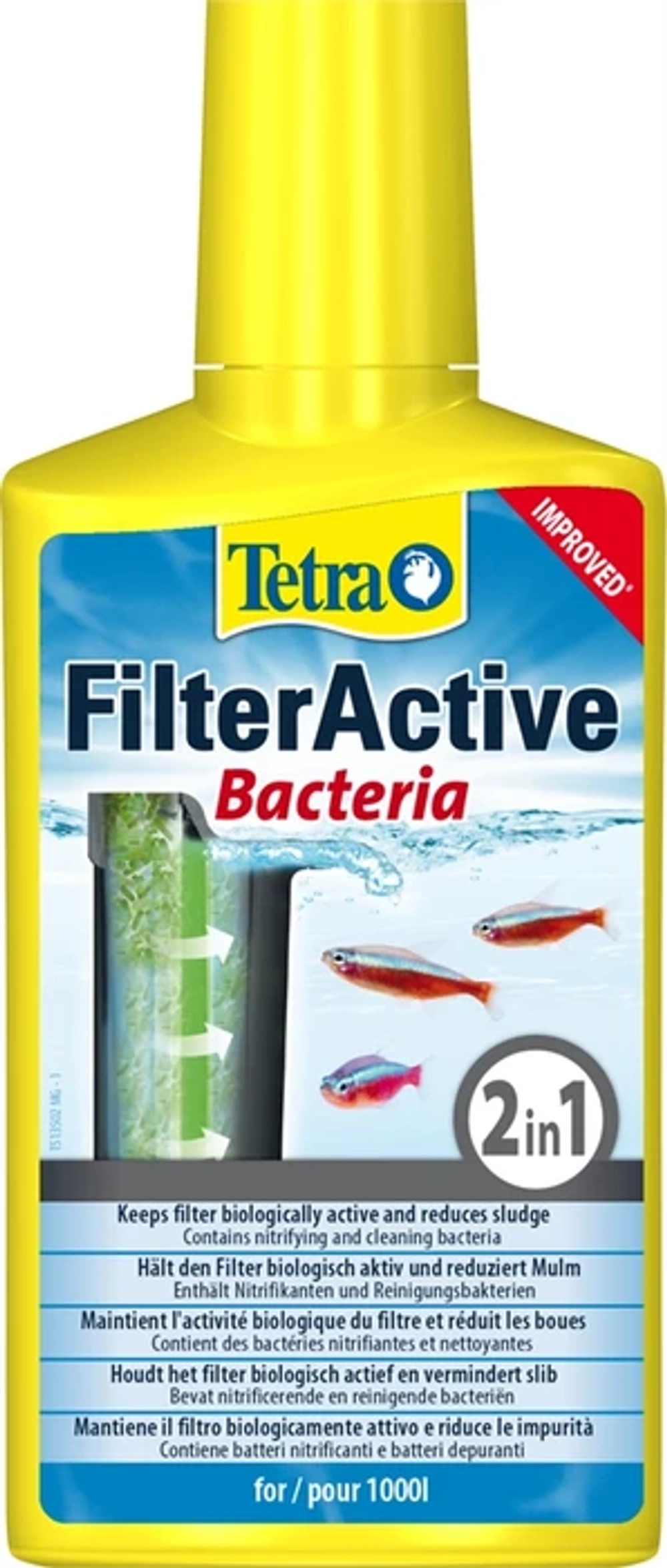 TETRA FilterActive Bacteria Кондиционер для поддержания биологической активности в аквариуме, 250 мл