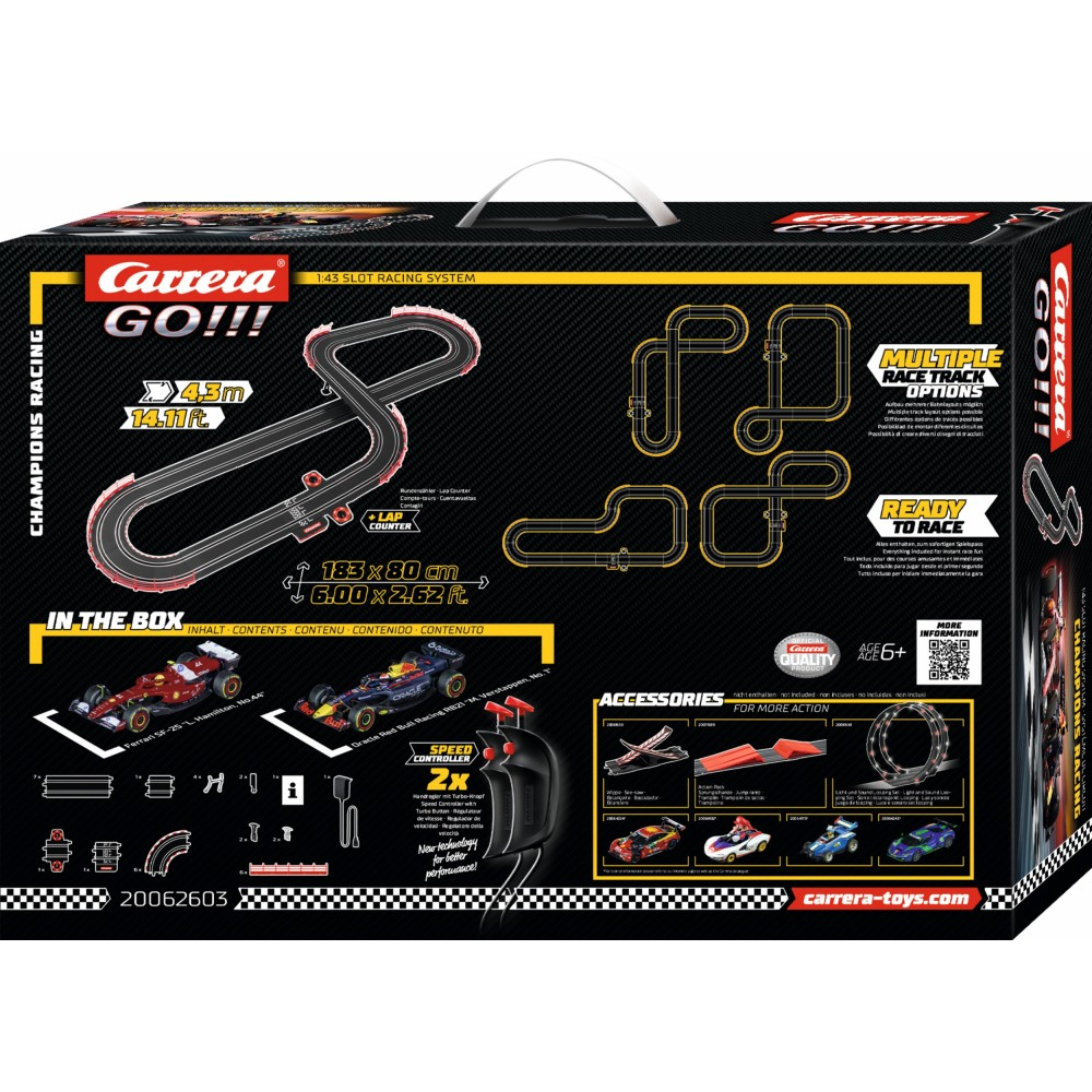 Гоночный трек Carrera Champion 62603's Racing 4.3 м с 2 машинками 62603 — фото 4