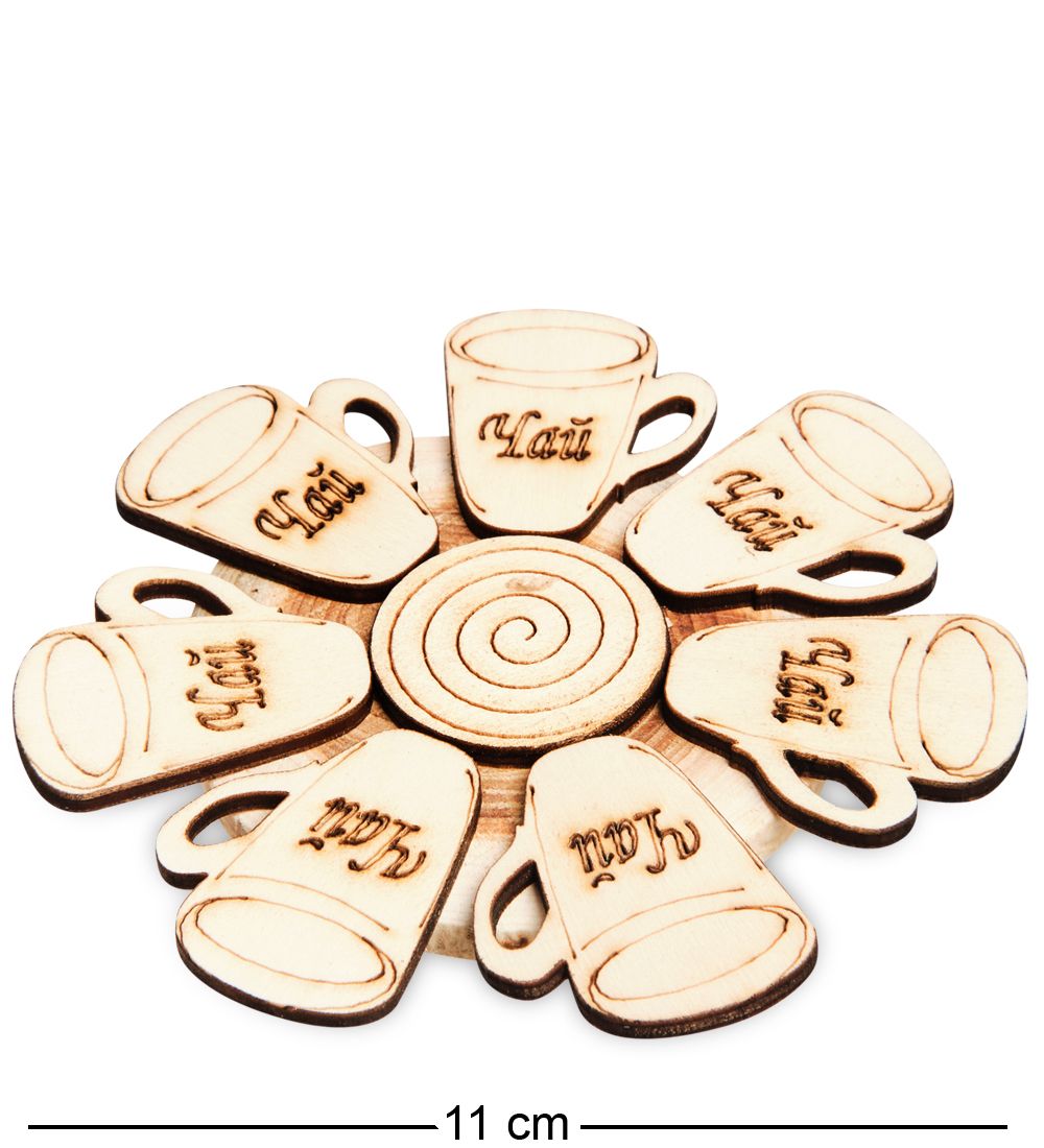 Народные промыслы ДР- 49/ 8 Подставка под горячее 110х10мм