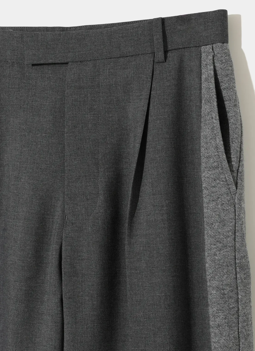 UNDERCOVER БРЮКИ КОМБИНИРОВАННЫЕ СЕРЫЕ