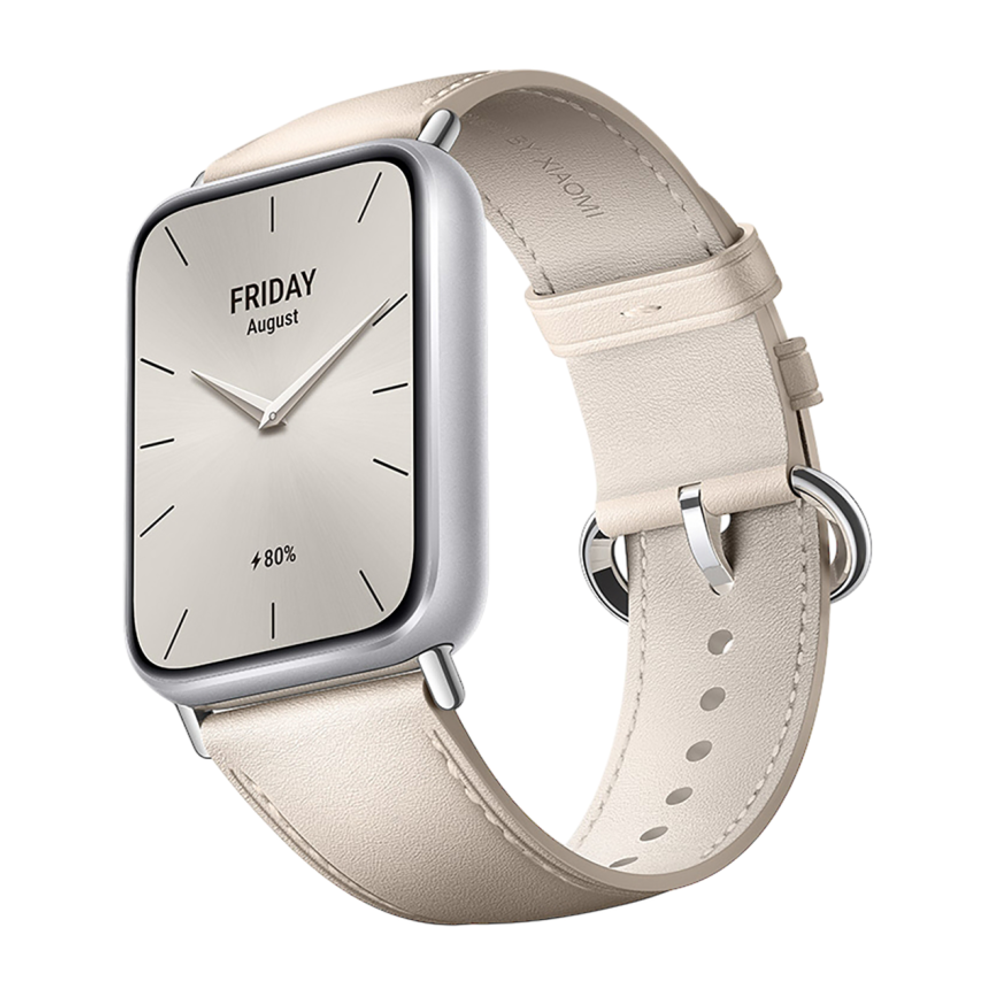 Фитнес-браслет Xiaomi Smart Band 9 Pro с кожаным ремешком (версия Global) Фитнес-браслет с ремешком из телячьей кожи и застёжкой из нержавеющей стали. На запястье обхватом 135–205 мм