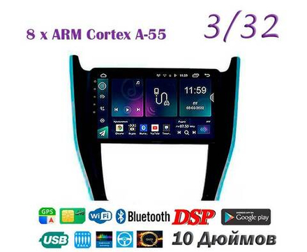 Topway TS18 3+32GB 8 ядер для Toyota Harrier 2017-2020 (тип2)