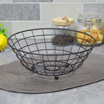 Фруктовница металлическая 28*10см, 7379