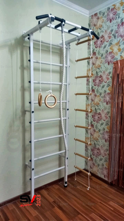 Монтаж шведской стенки Sv Sport в бетонные, кирпичные стены