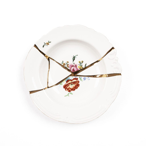 Глубокая тарелка Kintsugi