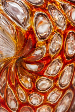 Ваза красно-оранжевая VASO#8