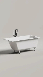 Ванна Salini CASCATA KIT S-sense 105012G 150x70 белая