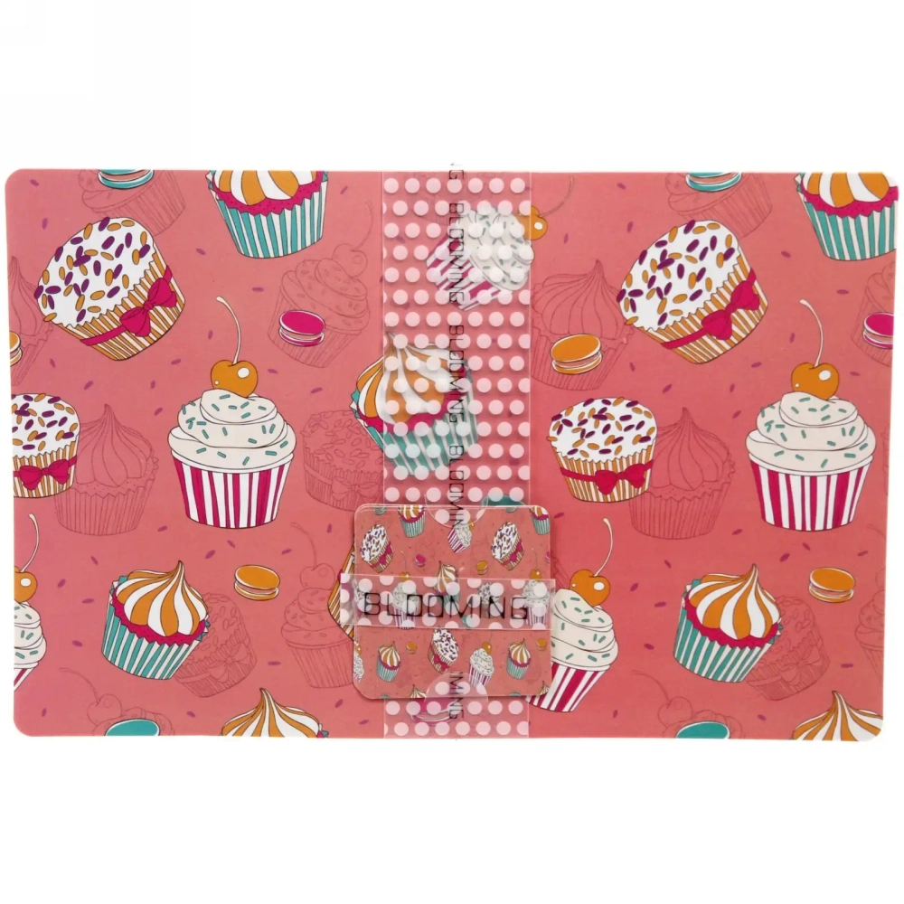 Салфетка на стол 43*28см в наборе 6+6шт «Пирожное»