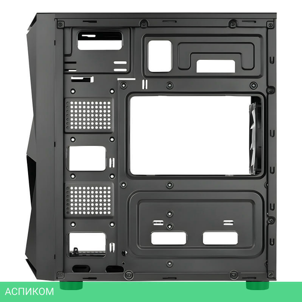 Корпус AeroCool ATX Без БП Glider (Cosmo-G-BK-v1)