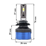 Светодиодные автомобильные LED лампы TaKiMi Alpina HB3 (9005) 5500K 12V