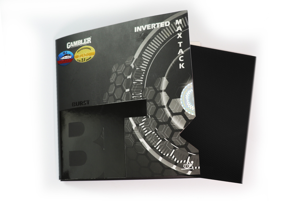 Накладка для ракетки GAMBLER BURST 2.1MM BLACK