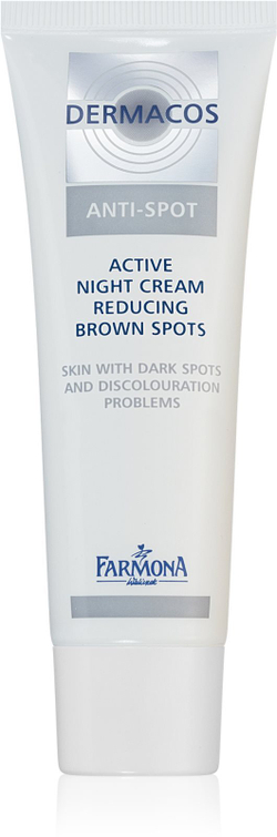 Farmona Dermacos Anti-Spot - активный ночной крем для уменьшения пигментных пятен /   50  ml  / GTIN 5900117095652