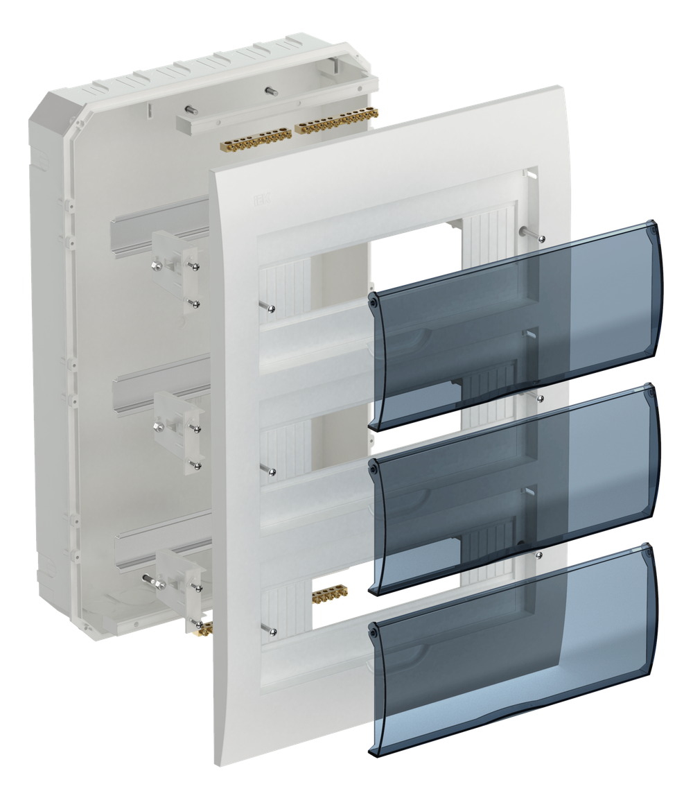 KREPTA 3 Корпус пластиковый ЩРВ-П-36 IP41 белый IEK