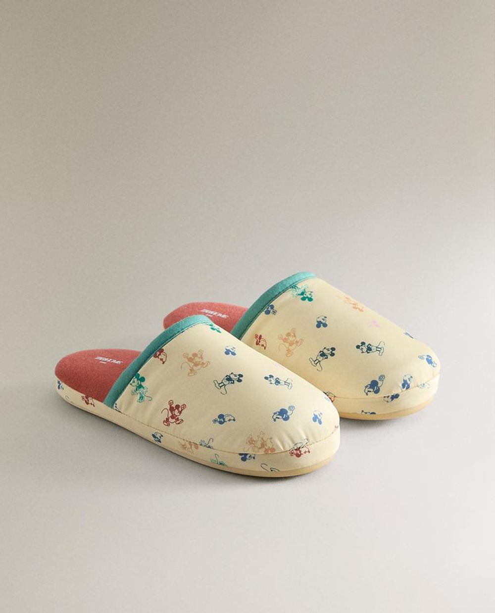 ZARA HOME ДЕТСКИЕ ТАПОЧКИ МИККИ И МИННИ ©DISNEY, ЖЕЛТЫЙ
