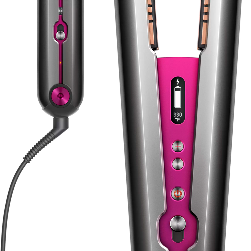Выпрямитель для волос Dyson Corrale HS03 комплект с чехлом для хранения, Nickel / Fuchsia (Никель / Фуксия)
