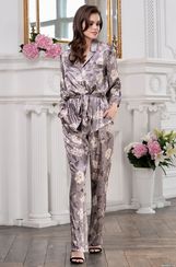 Шелковый брючный комплект 2 предмета Mia-Amore GRACIA ГРАЦИЯ 3206.1