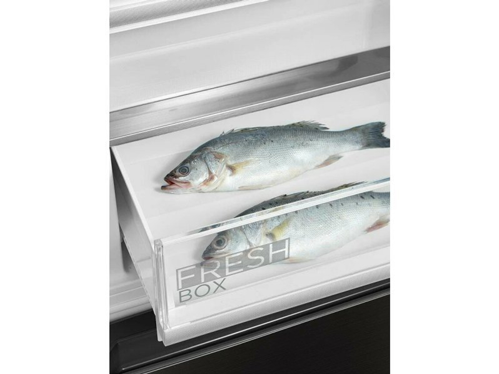 Холодильник двухкамерный Midea MDRB521MIE28OD Full No Frost инверторный черный